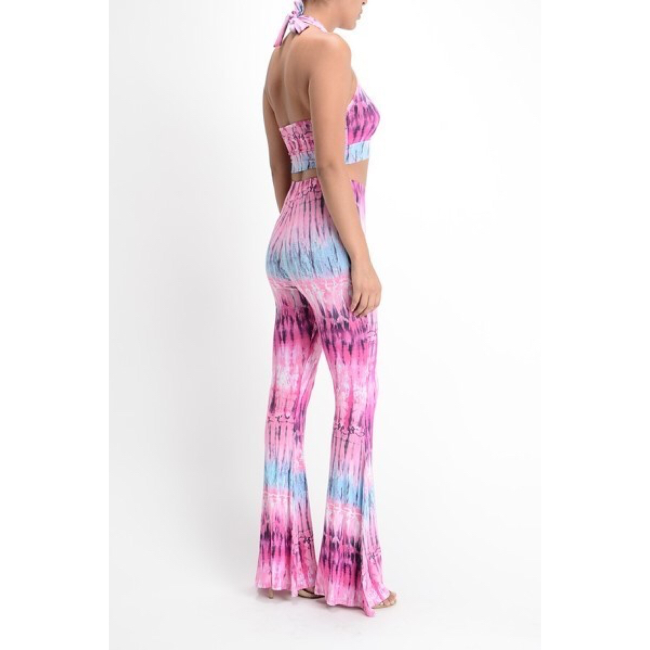 ππ Tie dye Halter BellBottom Pants Set ππ