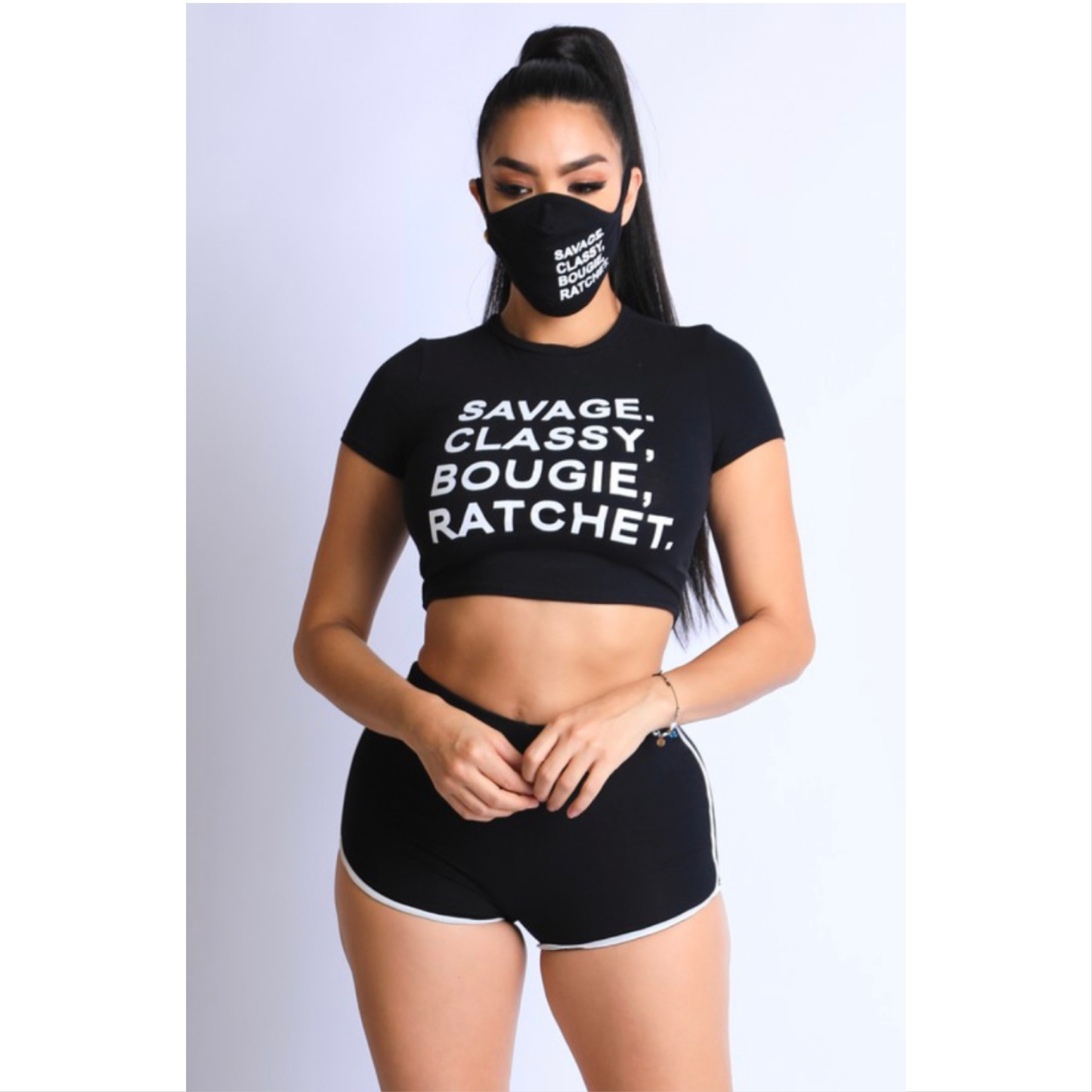 ππΎββοΈ Megan Mask & Shorts Set ππΎββοΈ