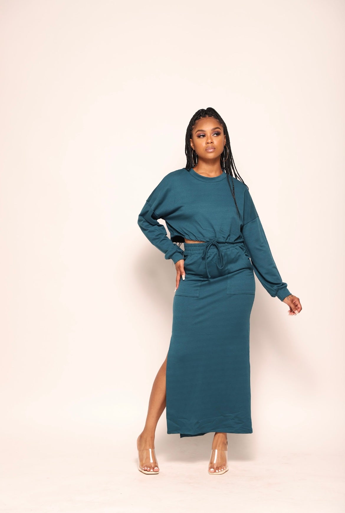 π Loungin Maxi Skirt Set π