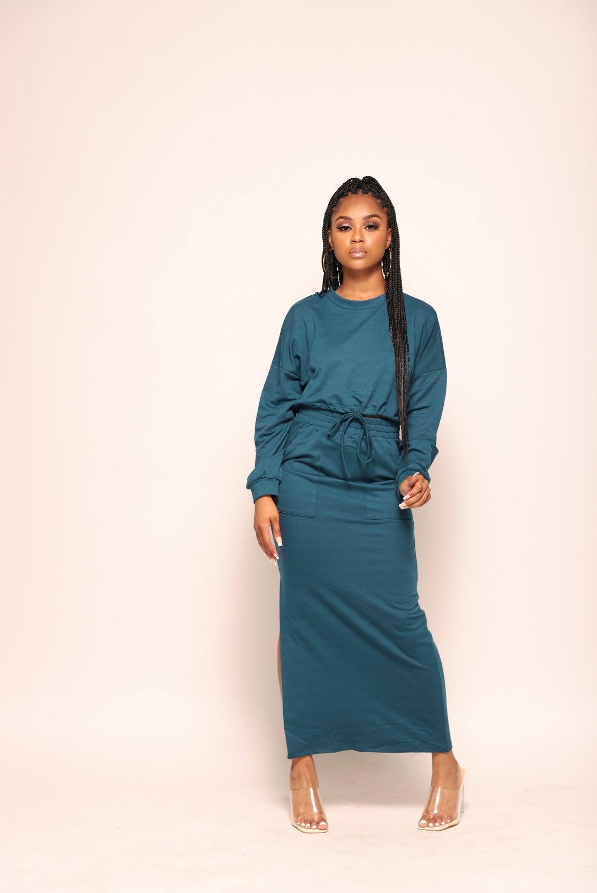 π Loungin Maxi Skirt Set π