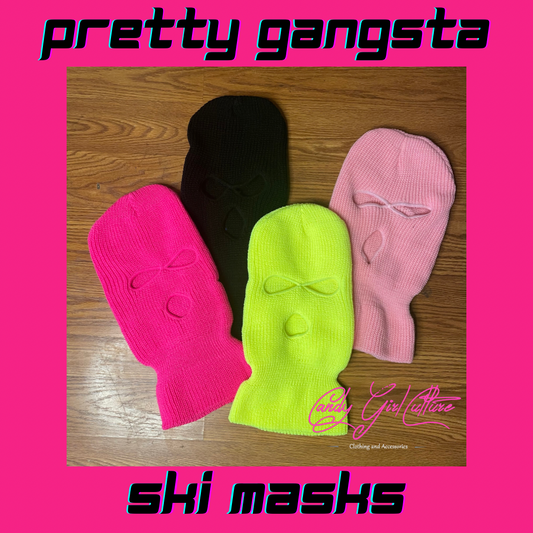 🥷Pretty Gangsta Ski Mask -4 Colors 🥷